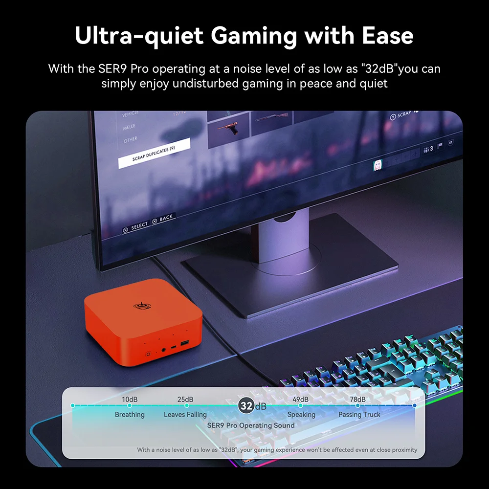 Beelink SER9 Pro SER10 Max Ubuntu Windows 11 OpenClaw Preinstalled AMD Ryzen 7 HX370 HX470 32GB RAM 1TB NVMe SSD Wifi6 Gaming PC