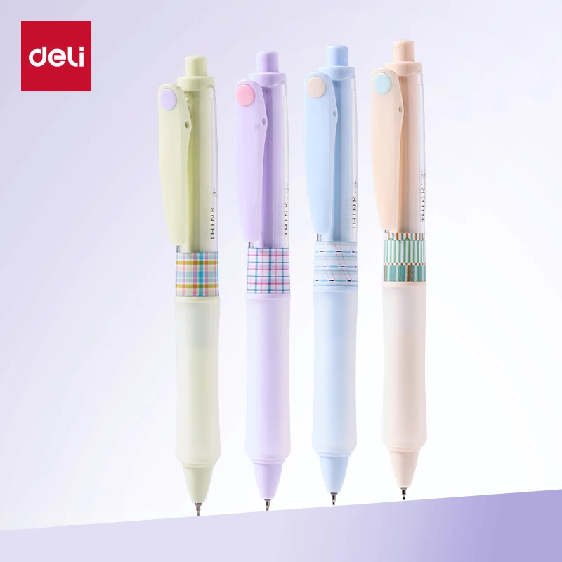 

Deli 4/8 шт. 0,5 мм, черные чернила, быстросохнущая милая гелевая ручка, канцелярские принадлежности, ручка для подписи, школьные принадлежности, каваи, подарок, офисные принадлежности