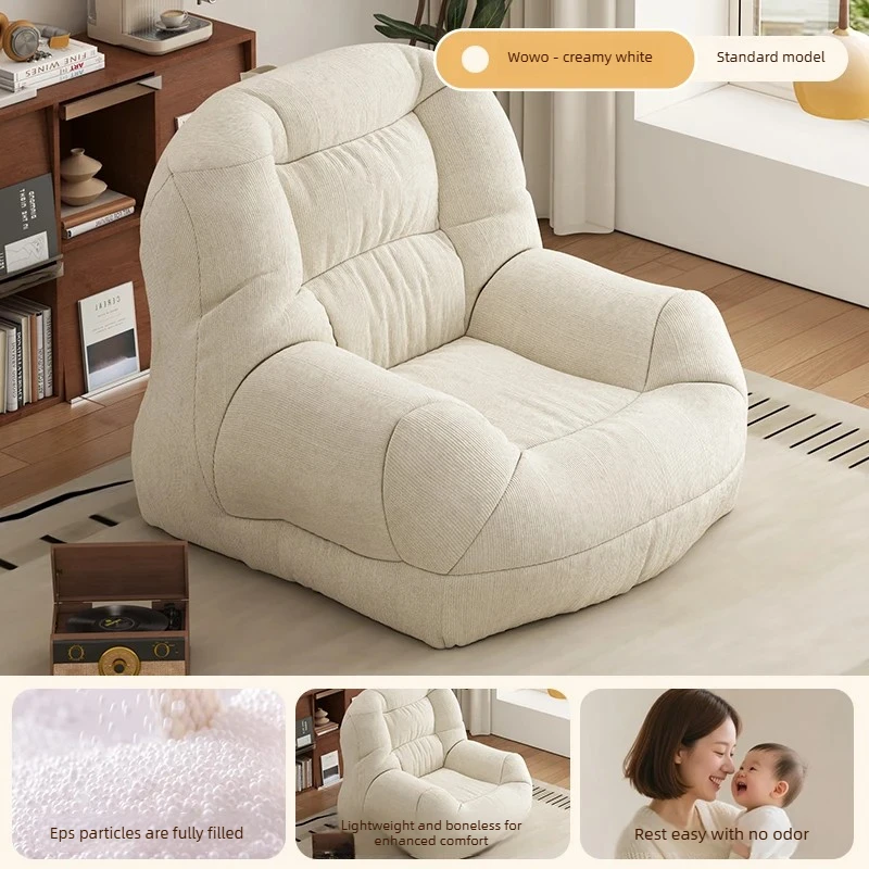 Lounge Luxury Shipping Bean Bag Sofas Living Room Adults Bean Bag Sofas Round Cushioned Puffs De Quarto Rattan Furniture