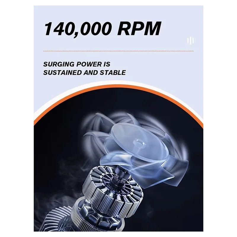 ABJN-140000RPM X7 منفاخ الهواء سرعات الرياح 53 متر/الثانية مكنسة كهربائية توربو مروحة نفاثة الكهربائية توربو منفاخ تهب مجفف الغبار
