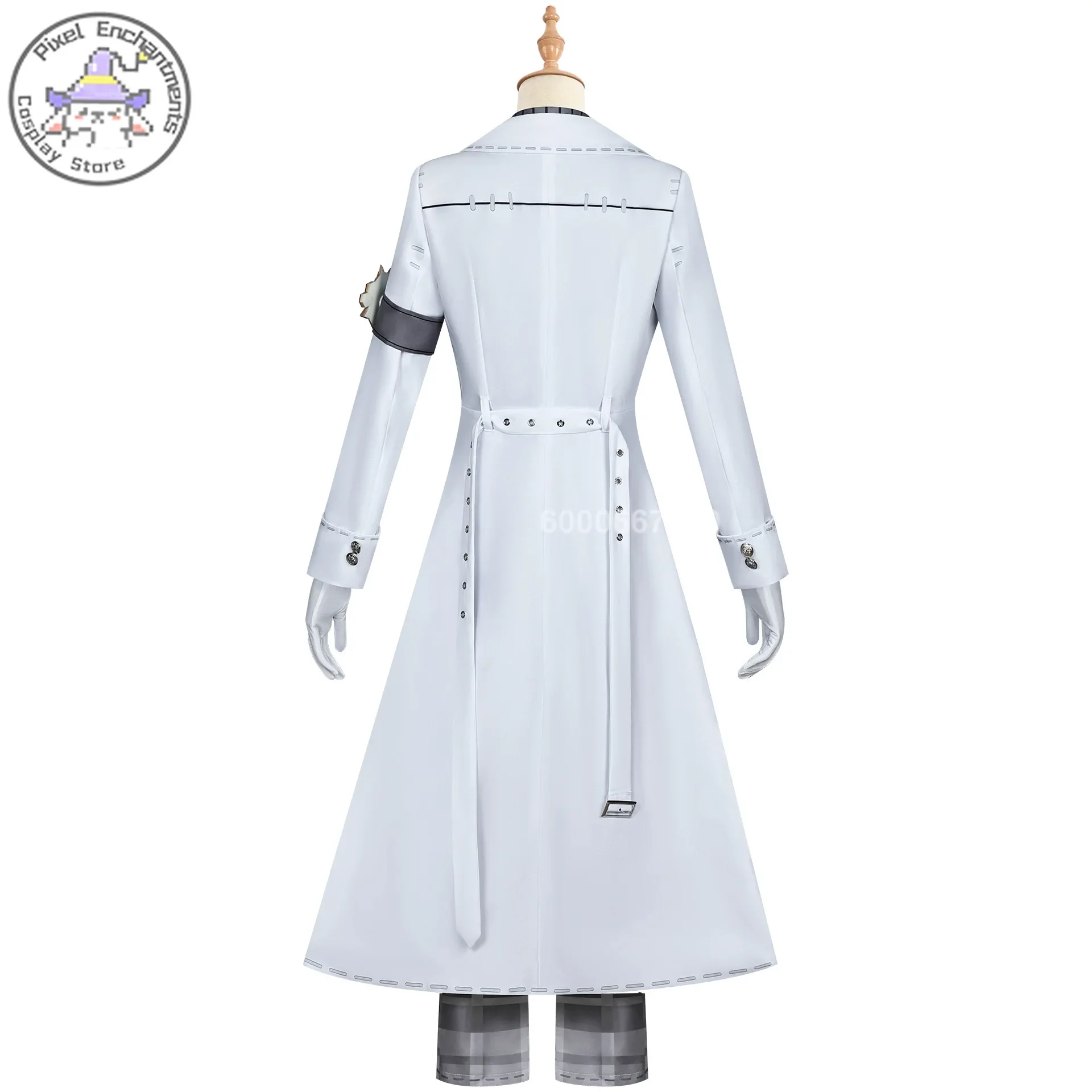 Gatto Cosplay Identity V Game Embalmer Costume Aesop Carl  Aesop Carl Men Gorgeous Suit Uniform Role Play Outfit Halloween Party