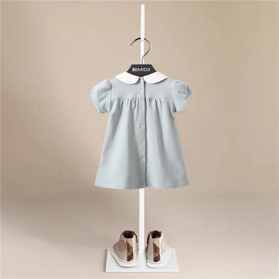 Baby Dresses Embroidery Cute Summer Girls Clothes Princess Dress Birthday Party for 2-7Years Girl Infant Toddler Girls Clothing