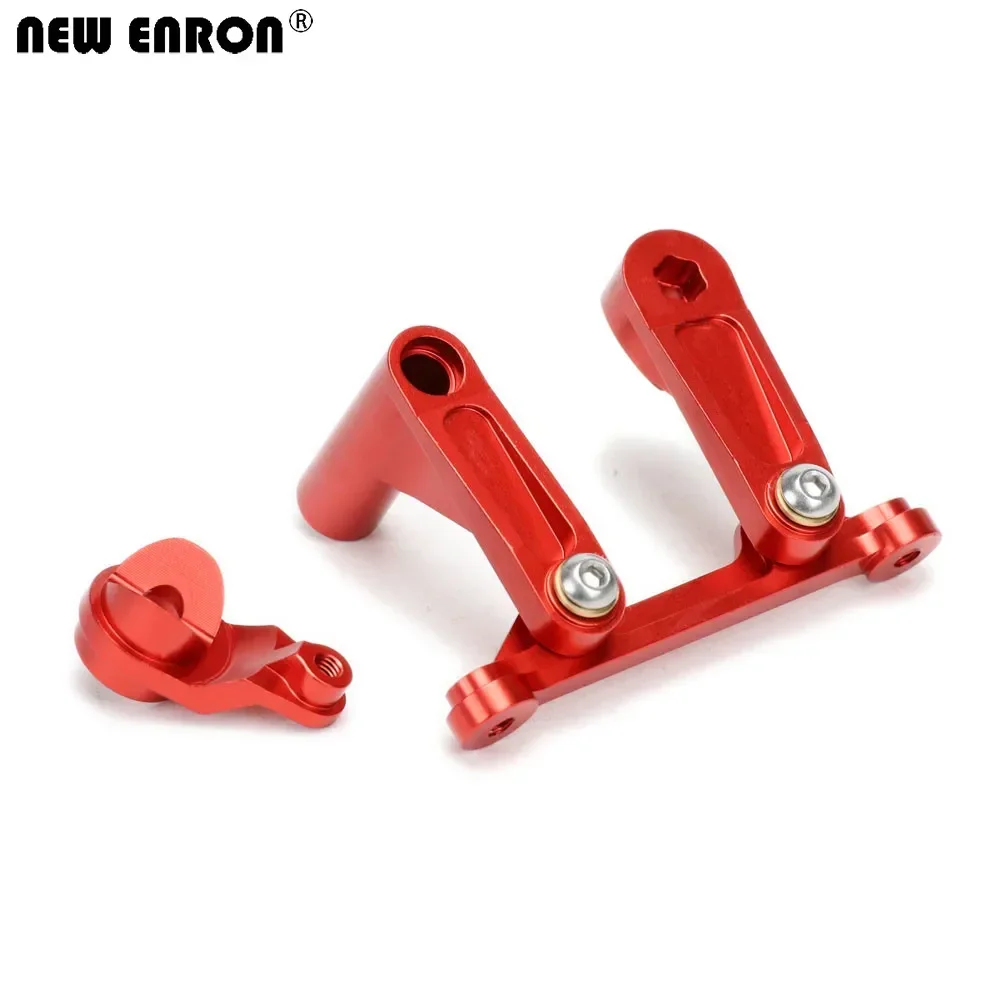 NEW ENRON Aluminum Alloy Steering Assembly #LOS231008 Upgrade Parts 1Set for RC Car 1/10 Team Losi 1/10 Baja Rock Rey LOS03020T1