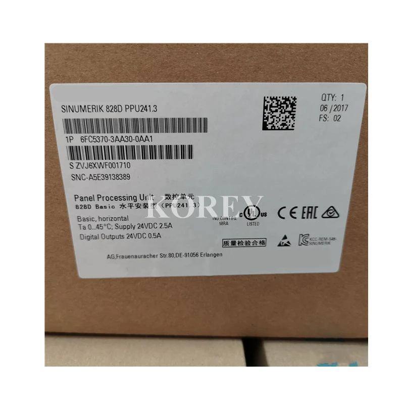 828D PPU241.3 CNC System Host 6FC5370-3AA30-0AA1 6FC5 370-3AA30-0AA1 Brand New