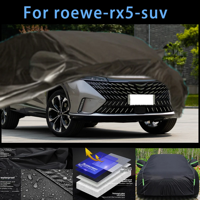 

For roewe-rx5-suv Outdoor Protection Full Car Covers Snow Cover Sunshade Waterproof Dustproof Exterior Car accessories