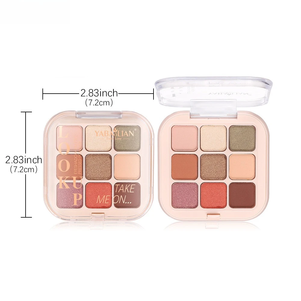 อายแชโดว์พาเลท 9 สี เมคอัพ 9 สี ดัซเซิล ฟอก อายแชโดว์ ชิมเมอร์ อายแชโดว์ พาเลท