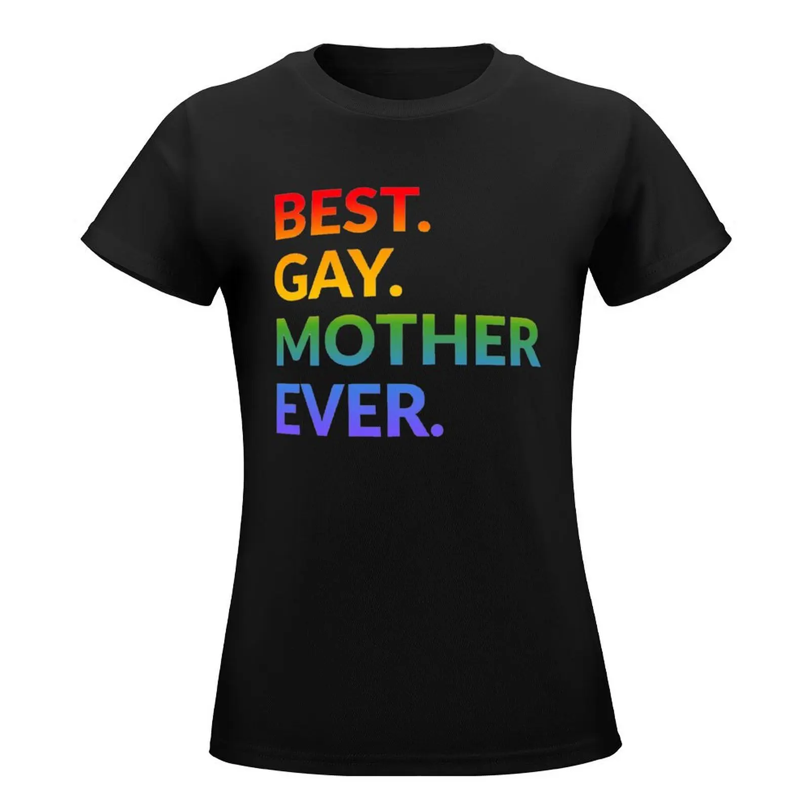 

День матери, лучшие гей-везде цвета радуги, мужские футболки, винтажная футболка с круглым вырезом, забавные путешествия