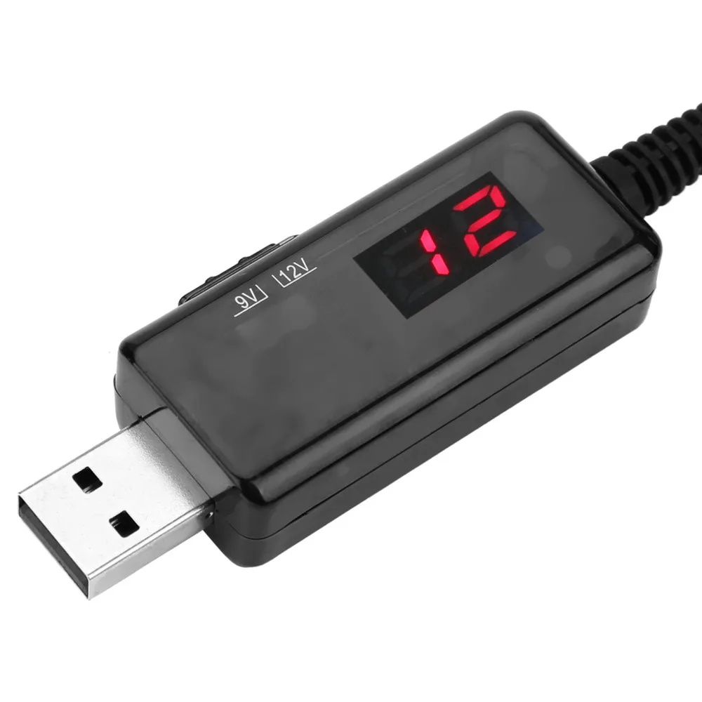 Input DC5V DC Boost Converter Output 9V 12V Adjustable Voltage USB Boost Power Supply USB To DC 5.5mm 3.5mm Step Up Design