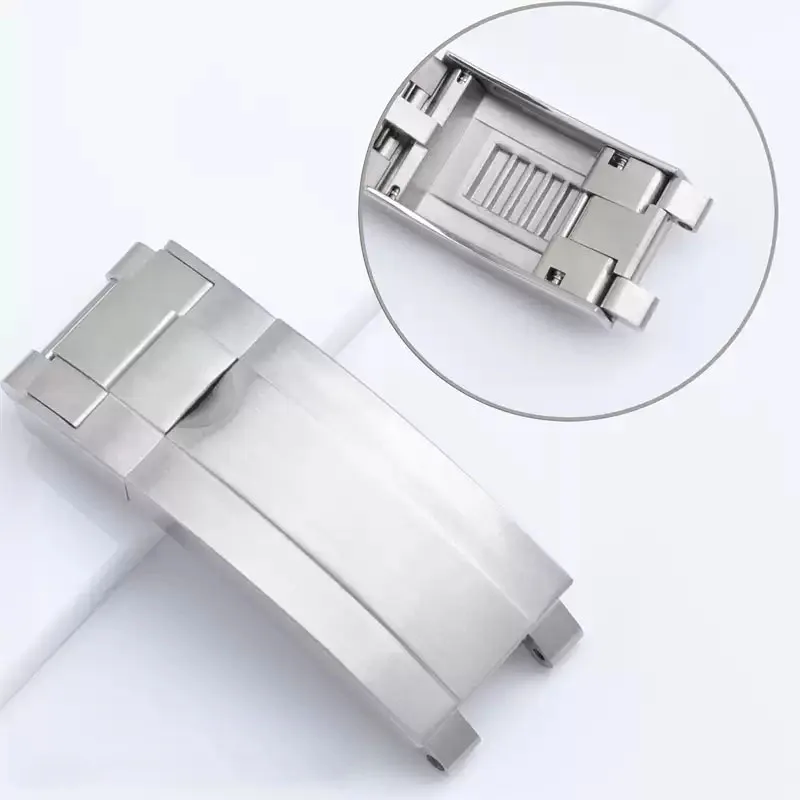 

16mm Men's watch buckle Watch Band Glidelock Clasp For Rolex DAYTONA SUBMARINER GMT Yacht-Master Fine-tuning Pull Button Buckle