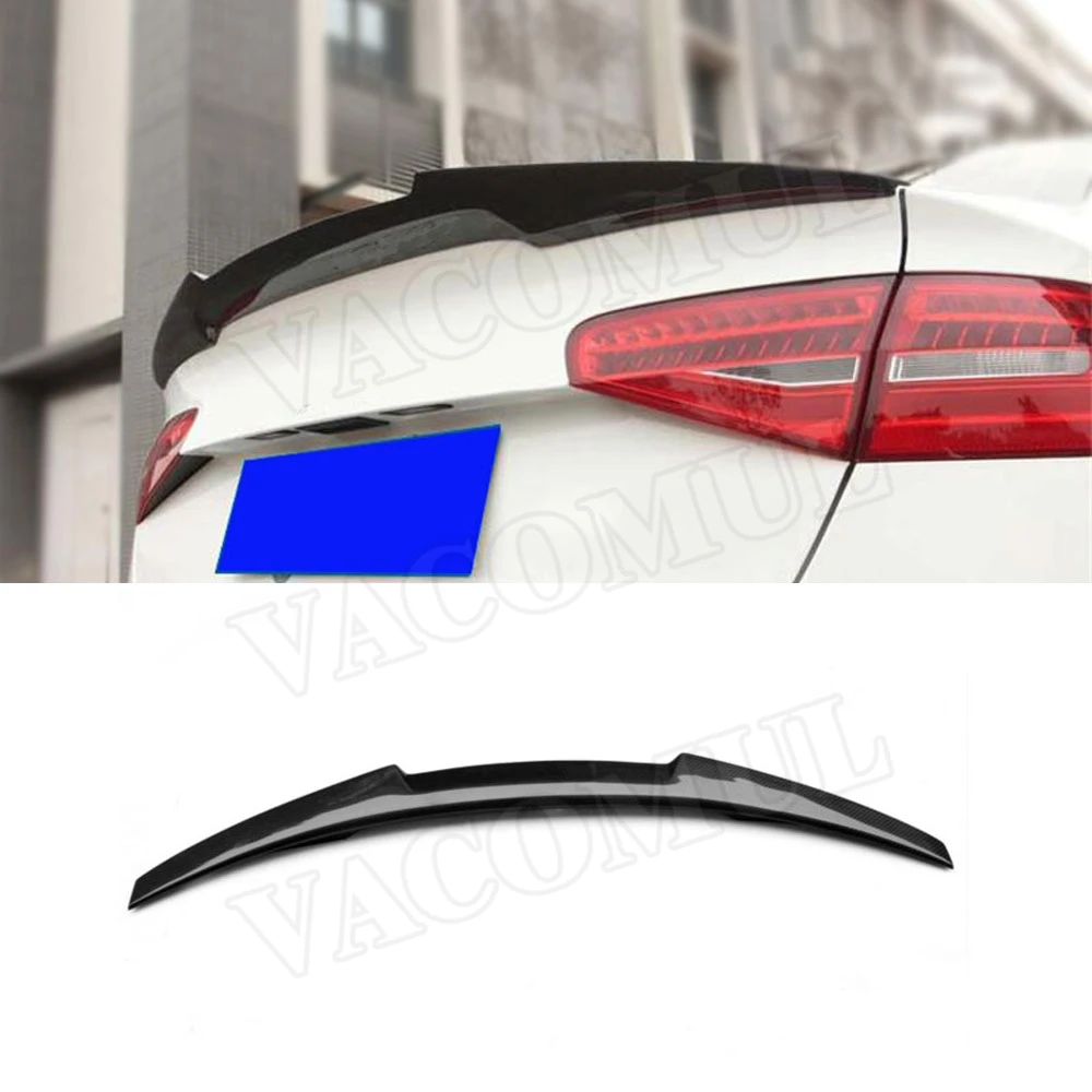 

VACOMUL Carbon Fiber / FRP Rear Spoiler Boot Duck Wings for Audi A4 B8 B8.5 B9 Sedan 2009 - 2018 M4 Style Car Spoiler