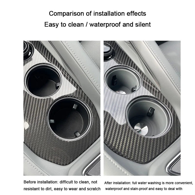zeekr-001-2021-2022-2023-2024-2025-カップブラケット保護スリーブシリコーン自動車用品アクセサリー