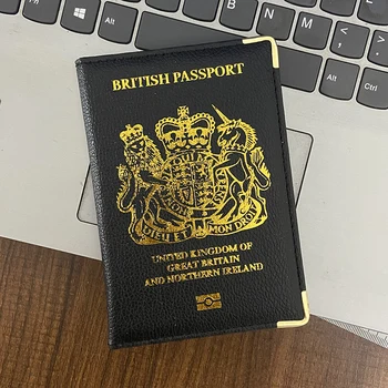 حافظة جواز سفر من الجلد الصناعي للنساء ، وردي ، حامل جواز سفر ، المملكة المتحدة ، الموضة