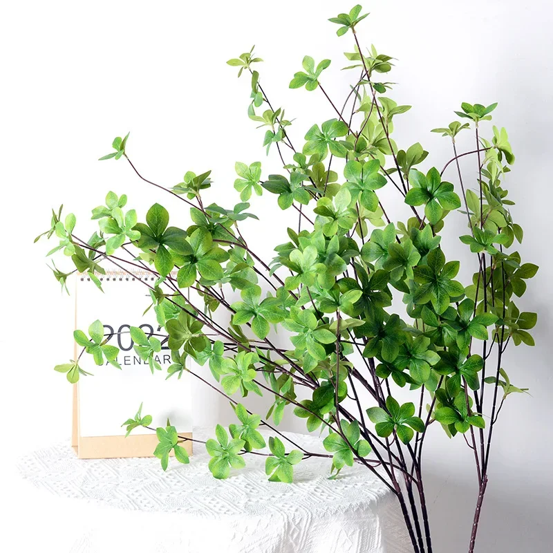 

110CM Artificial Fuchsiaefolium Leaf Hanging Bell Leaf Japanese Multi-leaf Home Decoration Seven-star Leaf Simulation Plant