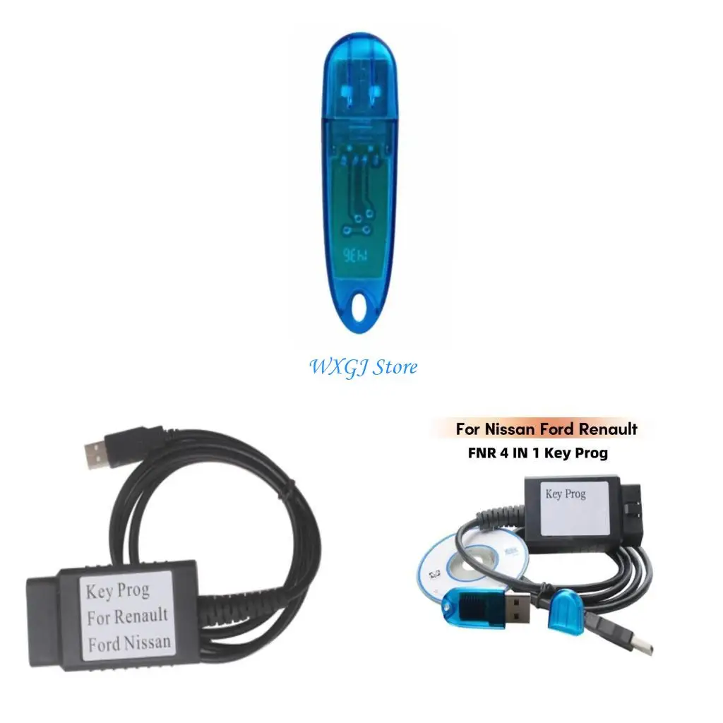 

37JE 4 In 1 Prog Car Programmer with USB Dongle for Vehicles Smooth Operate