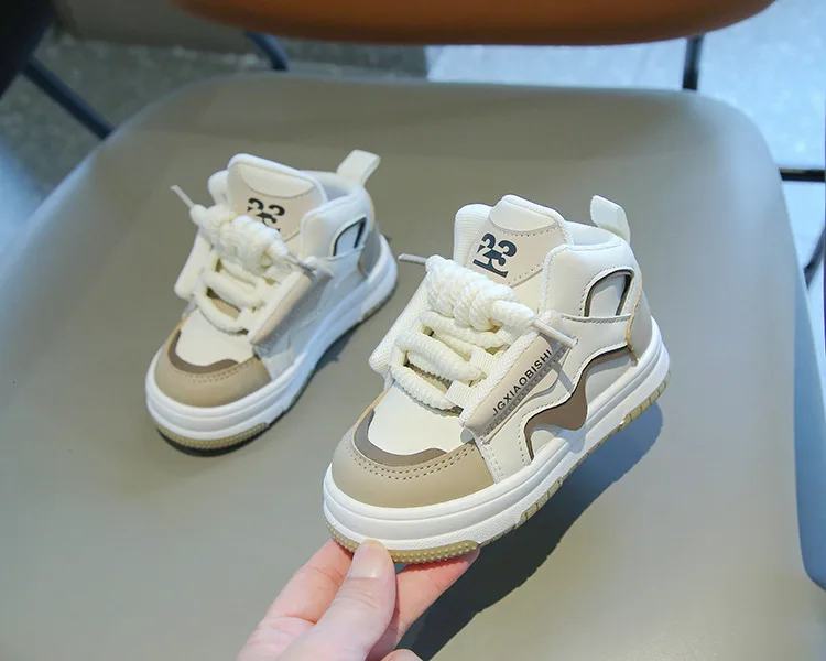 2026 Neue Kinder-Sportschuhe für Frühling und Herbst – Trendige High-Top-Freizeitschuhe für Jungen und Mädchen – Modische Dopamin-Laufschuhe – Detail 18