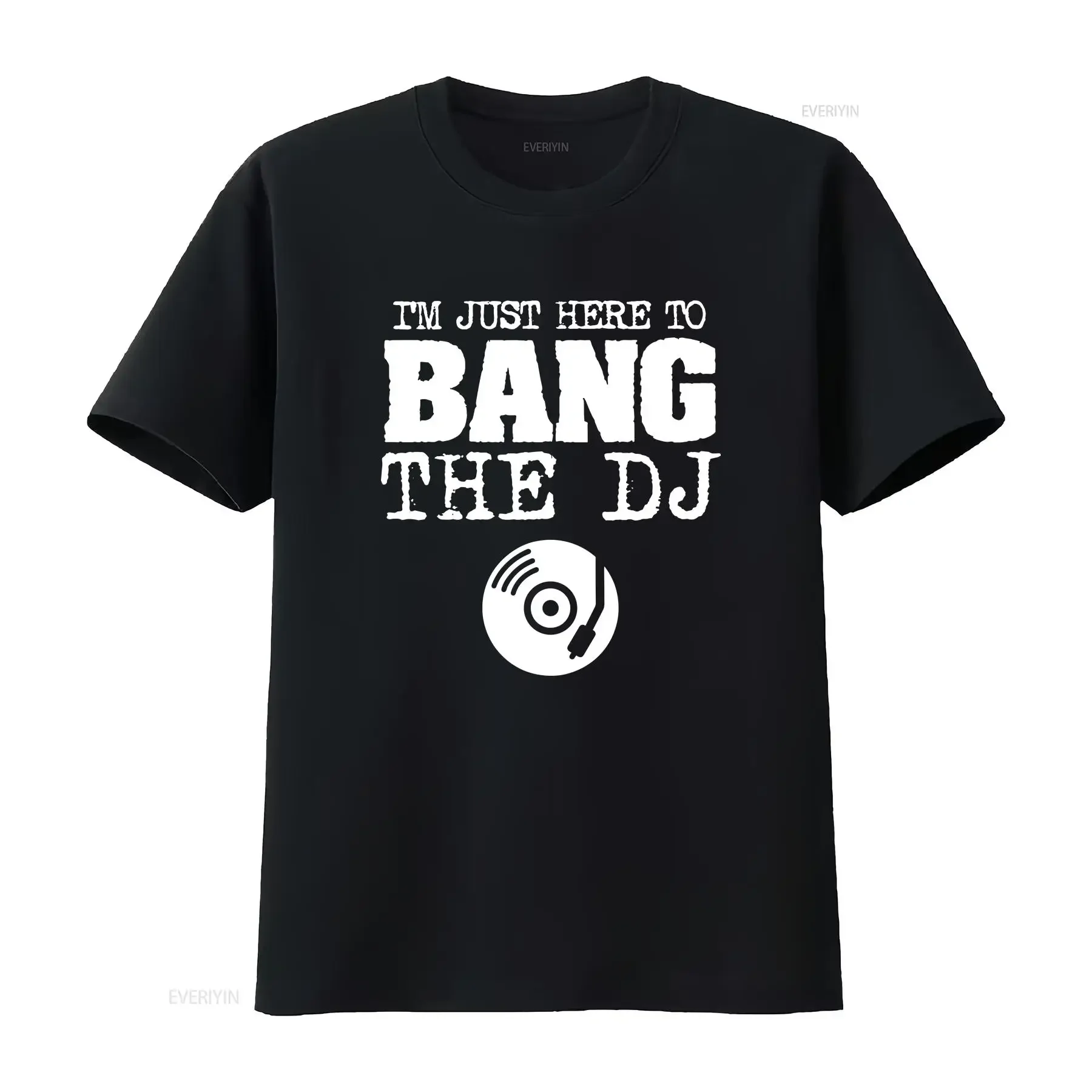 

Funny Bang The DJ T Shirt Disc Jockey Wife Girlfriend Music Quirky for DJs Lovers Apparel Party Vibes vintage Washed Stylish