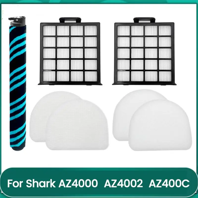 

ABVC Main Brush HEPA Filter Filter Sponge For Shark Detect Pro Max Upright Vacuum AZ4000 AZ4002 AZ4000C Replacement Parts