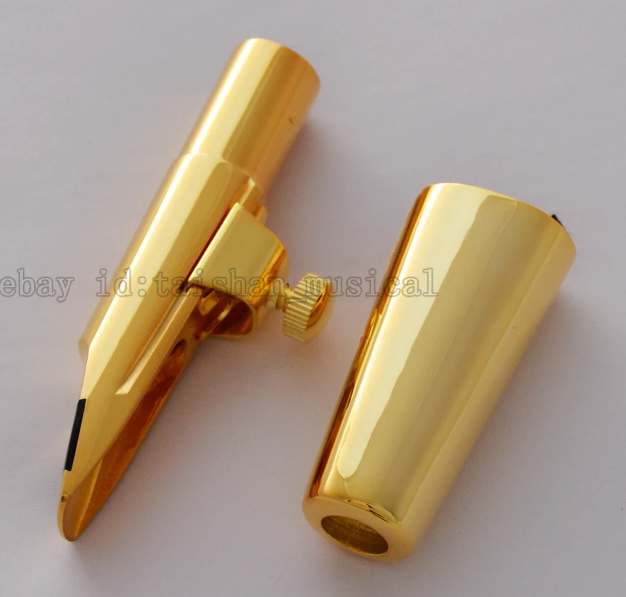 high quality TOP Quality Brass Metal Gold plated Tenor Saxophone Mouthpiece Size 7 - 9#
