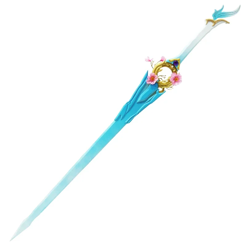 Game Naraka: Bladepoint Justina Gu Sword Cosplay Props Qingxiao Halloween Christmas Carnival Party Accessories