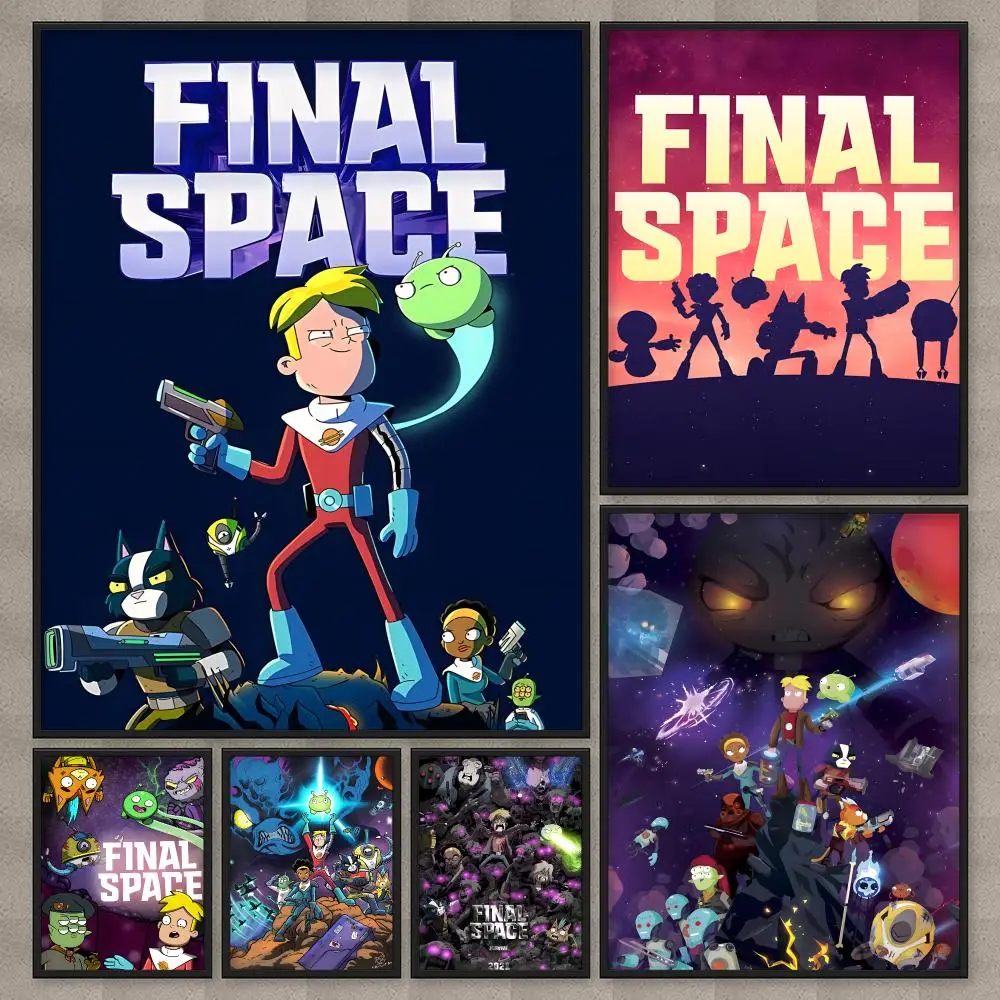 F-Final S-Space Poster HD Wall Art Home Decor Waterproof Print Bedroom Garage Party Gift