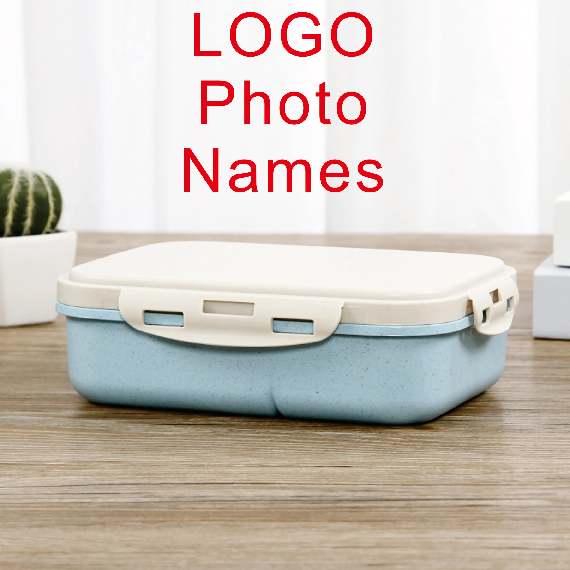 Snackbox Personalisierte Lunchbox für Kinder mit Namen, LOGO, Cartoon-Muster, Niedlichem Bild, Foto, inklusive Löffel und Gabel, aus Umweltfreundlichem Material, Geschenk – Detail 20