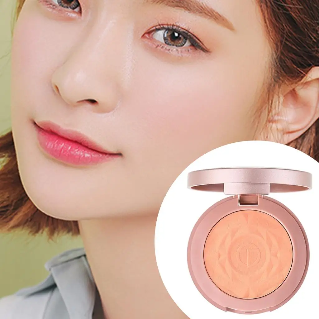 4xFace Blush Set with Brush And Mirror for Makeup in 2 Shades