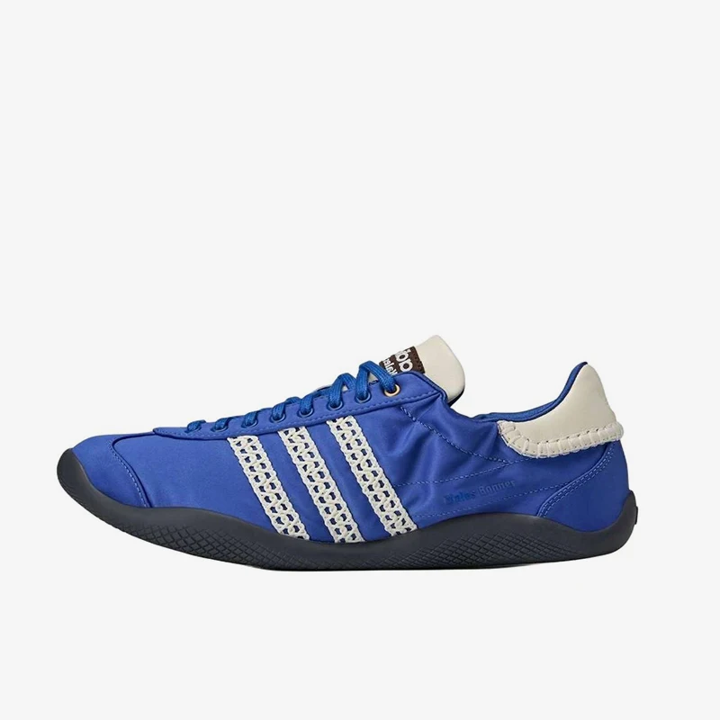 Adidas genuine clover men's and women's blue low cut board shoes that fit daily wear JR1774