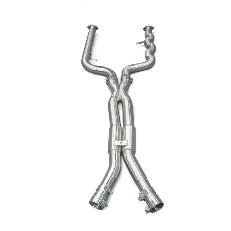 Sonicdiy High Performance Equal Length Mid Pipe For BMW M3 M4 G80 G82 S58 3.0T 2021-2022 SS304 Sport Exhaust
