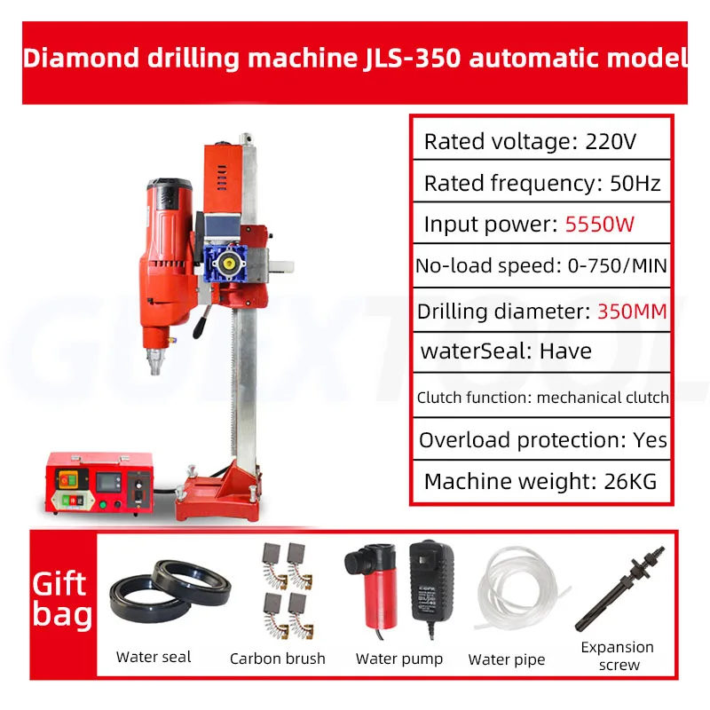 5550W Diamond Water Drilling Machine Increase Power Drilling Machine Engineering Concrete Opening