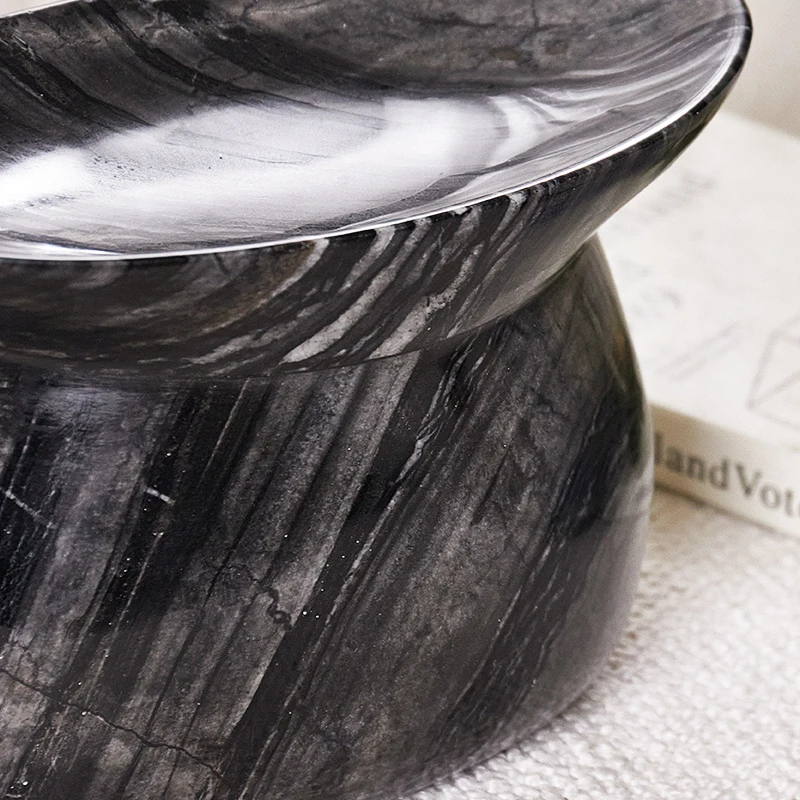 High quality minimalist design black marble decoration interior decoration desktop home decoration