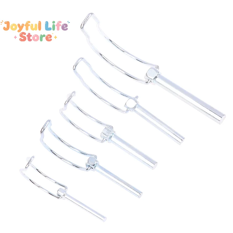 Hot D Pin M4.5 M6 M8 Safety Pin Bicycle Stroller Cargo Boat Hitch Hook Clip Spring Pin Double-line Lock Pin Ear Pin