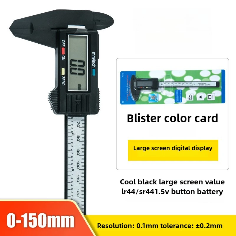 

Автомобильные аксессуары, электронный цифровой дисплей, штангенциркуль 0-150 мм, портативный инструмент для обнаружения толщины автозапчастей, Лидер продаж