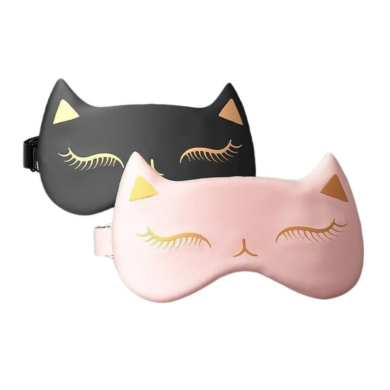 Schlaf-Augenmaske für Männer und Frauen – bequem, lindert Ermüdung der Augen, lichtblockierend, Nickerchen-Augenmaske, atmungsaktiv, verstellbar