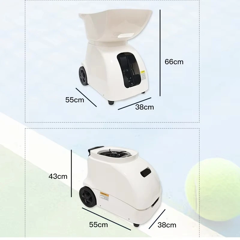 آلة كرة التنس الاحترافية الأصلية للتدريب الرياضي الراقية مع جهاز التحكم عن بعد #4