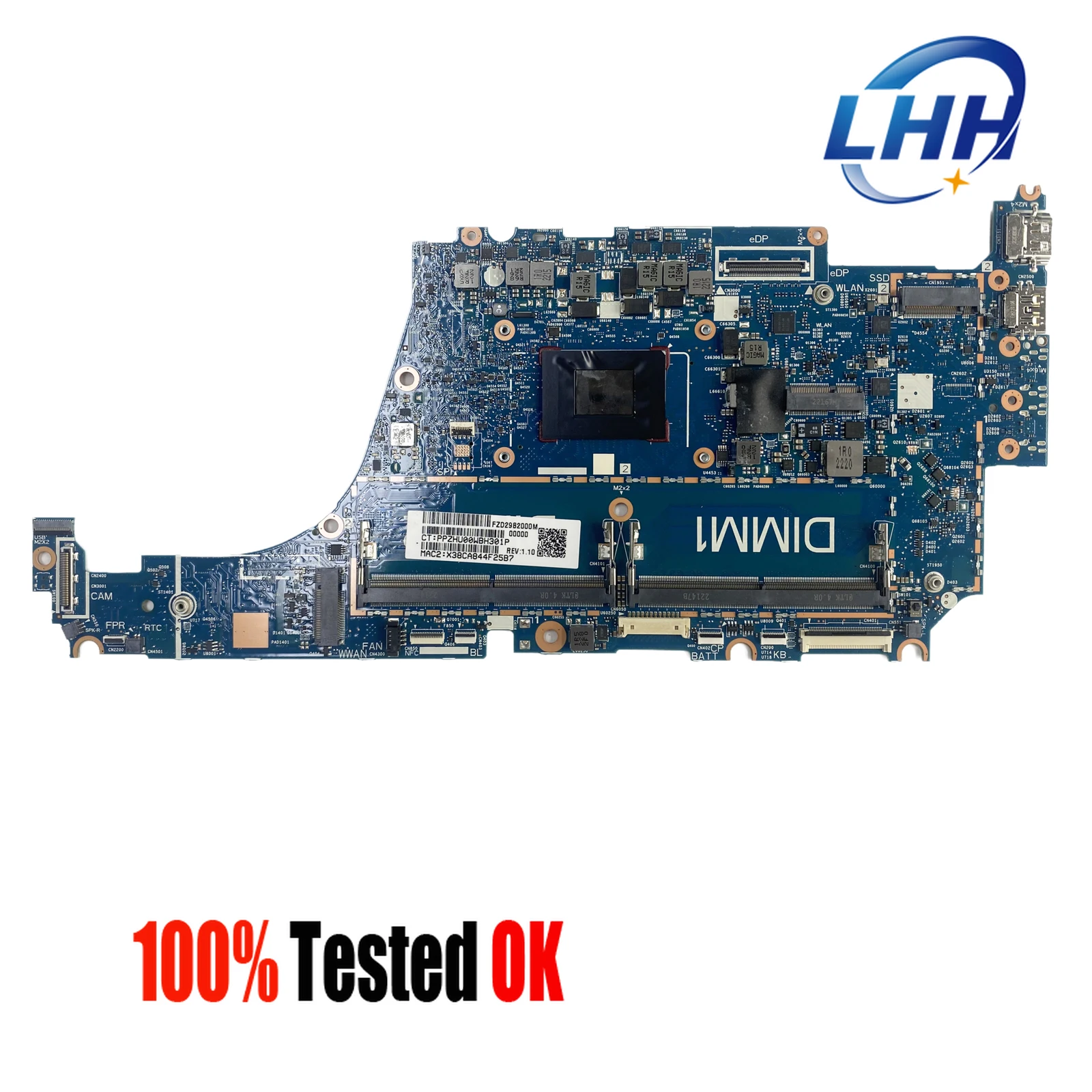For HP EliteBook 845 G9 Laptop Motherboard 6050A3334301-MB HSN-I49C Notebook Main Board N13899-601 CPU R7-6850U R5 6650U DDR4