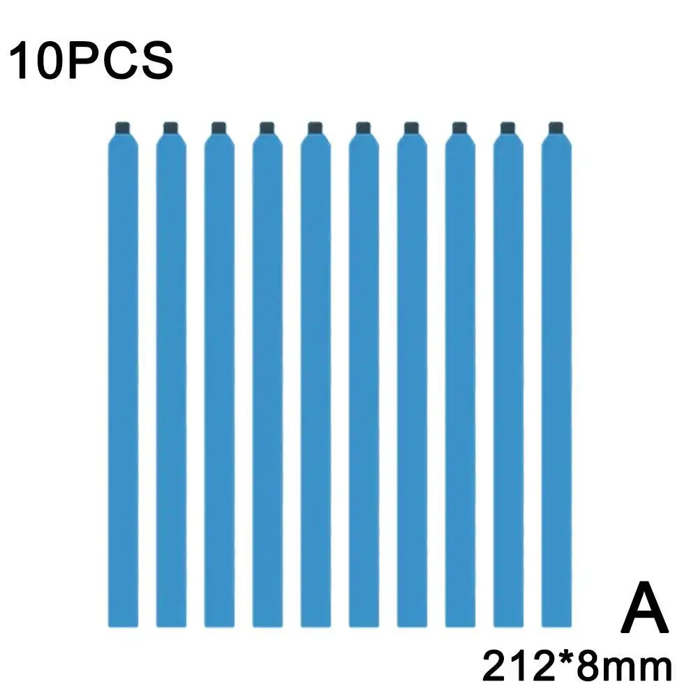 Montagem de tela de reparo de cola, reparo adesivo celular, grosso, dupla face, fácil puxar, tela do laptop, 0,5mm, 10pcs