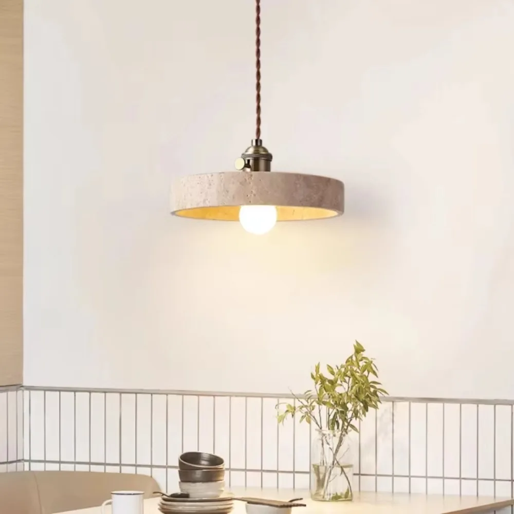 

Modern Pendant Light Room Decor Dining Room Copper Luxury Living Room Hanging Lamp House Decor Items Simple Stone LED Chandelier