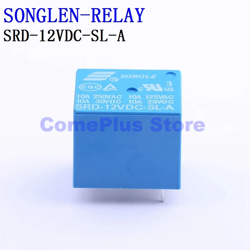 5PCS SRD-05VDC-SL-A SRD-12VDC-SL-A SRD-24VDC-SL-A SONGLEN RELAY Power Relays