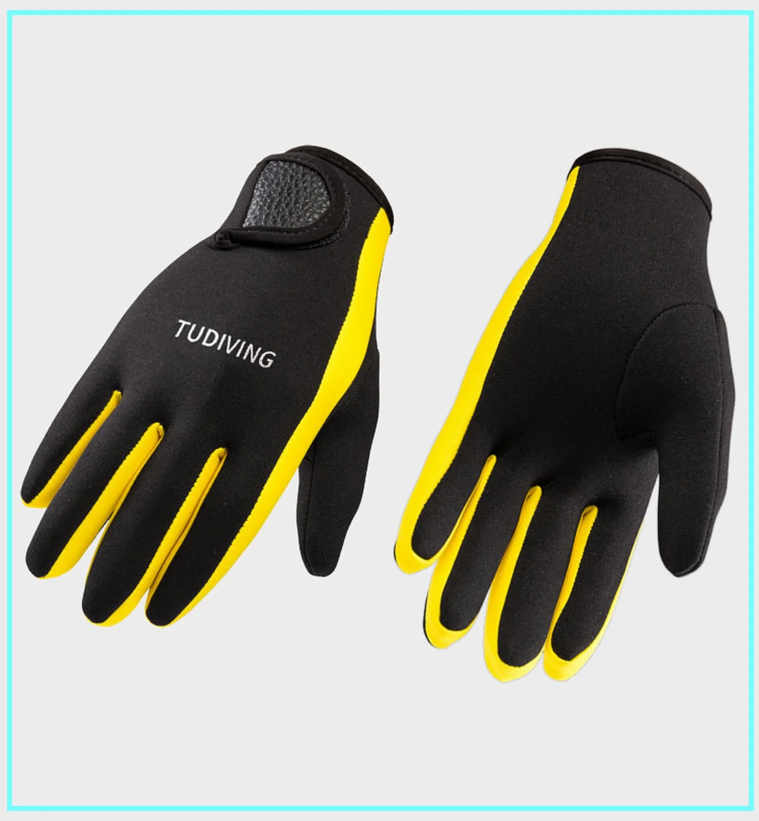 TUDIVING-1,5 mm professionele duikhandschoenen voor duiken, snorkelen, varen, surfen, kajakken, kanoën, onderwatervissers, skiën