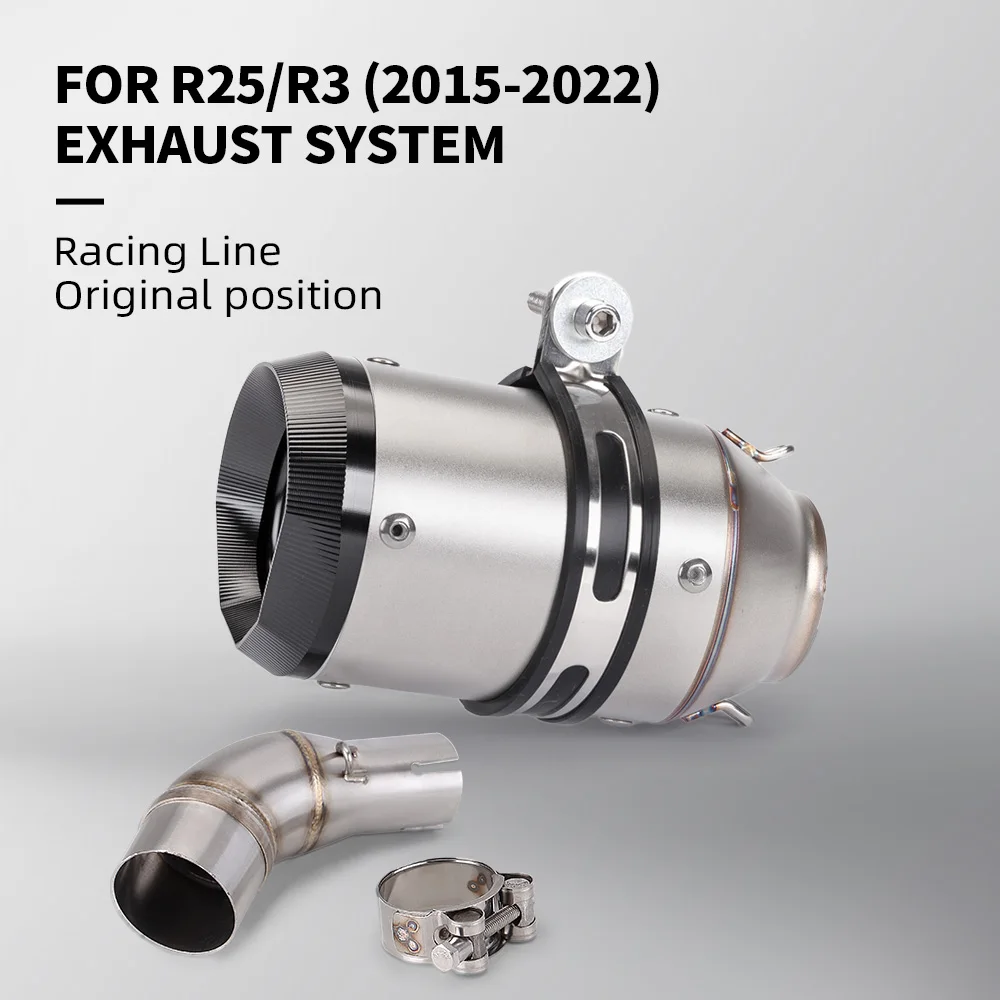 

Suitable for YRZ R25 R3 R25 AR stainless steel mid-section exhaust set (2015-2022)