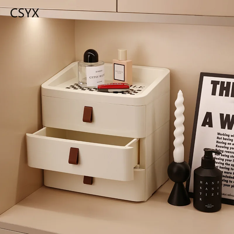

Cream Style Storage Drawer, Entryway Desk Bedside Organizer, Gift for Women Couples