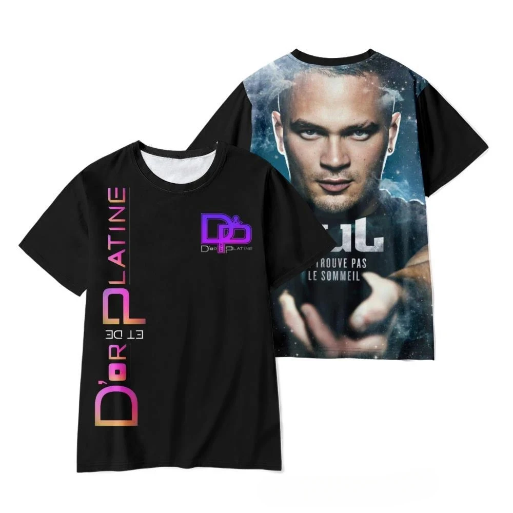 New T-Shirts JuL Rapper 3D Print Streetwear Men Women Fashion Hip Hop Oversized Short Sleeve T Shirt Male Tees Tops Man Clothing
