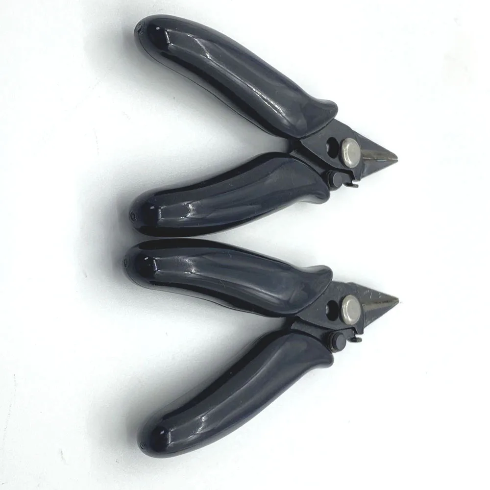 1Pcs 3.5 Inch Mini 170 Bevel Pliers Wire Cutter Cutting DIY Electronic Pliers Wires Insulating Rubber Handle Hand Diagonal Clamp