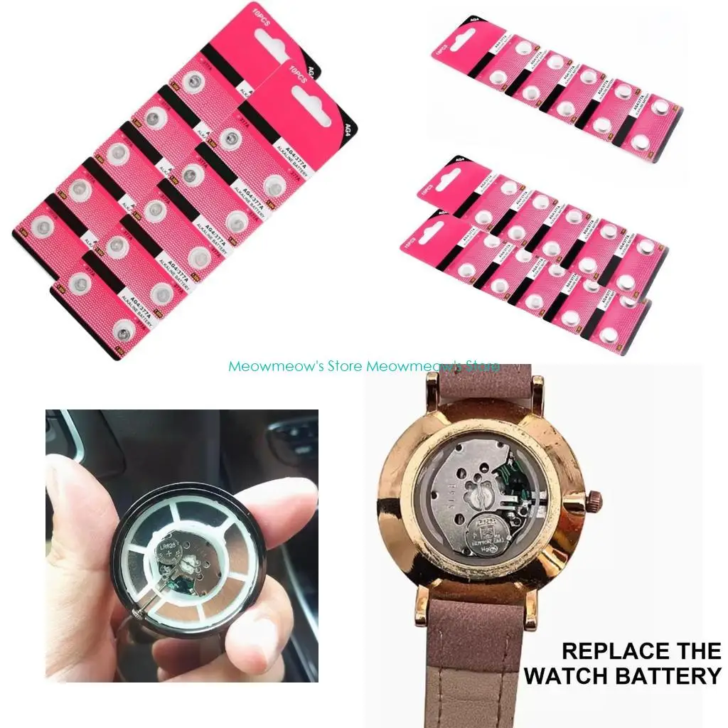 

W91A AG4 LR626 377A 177 часа аккумуляторная батарея щелочная кнопка для небольших устройств