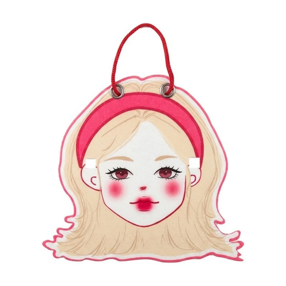 Wall Hanging Glasses Hair Clip Holder Kawaii Felt Hairclip Storage Holder Space Saving Hairpin Organizer Bedroom