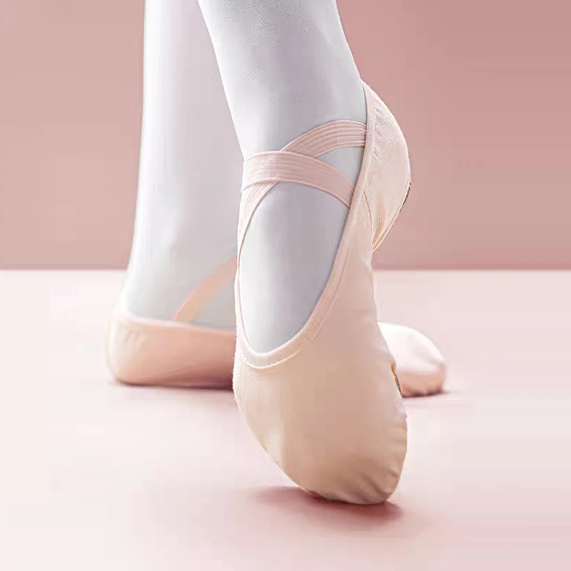 Ballet Shoes For Girls Dance Shoes Canvas Flat Ballet Dancing Slippers Ballerina Shoes For Woman Children Practise Dance Shoes