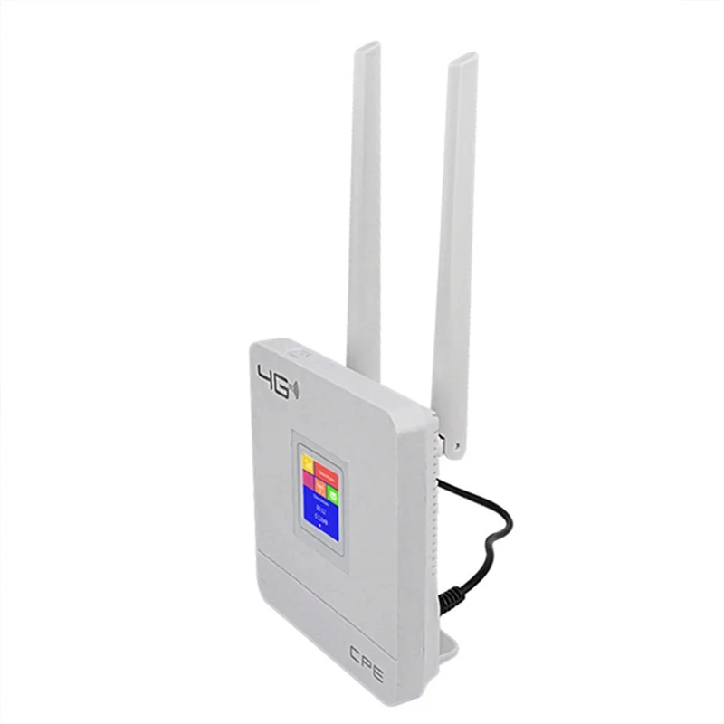 FULL-4X CPE903 LTE Home 3G 4G 2 External Antennas Wifi Modem CPE Wireless Router With RJ45 Port And SIM Card Slot US Plug