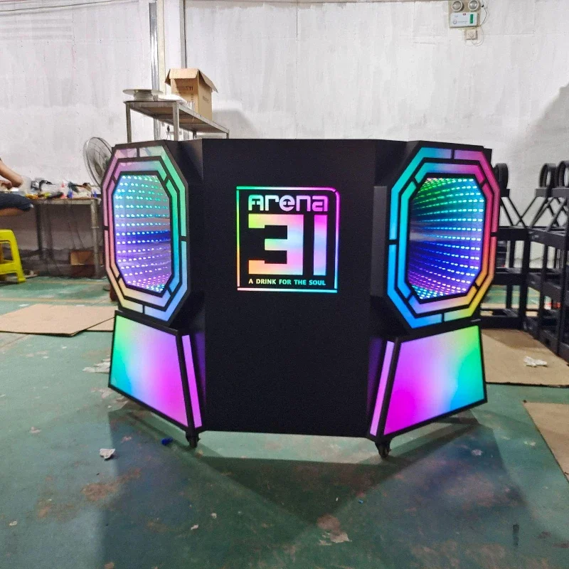 

Led Disc Player Furniture DJ Booth for Night Club