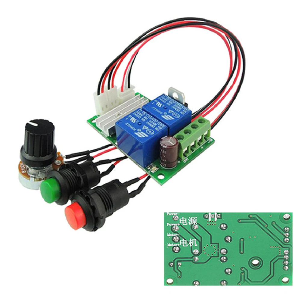 

DC 6V~24V PWM DC Motor Speed Controller Forward and Reverse Switch Linear Actuator Motor Controller Adjustable Speed Controller