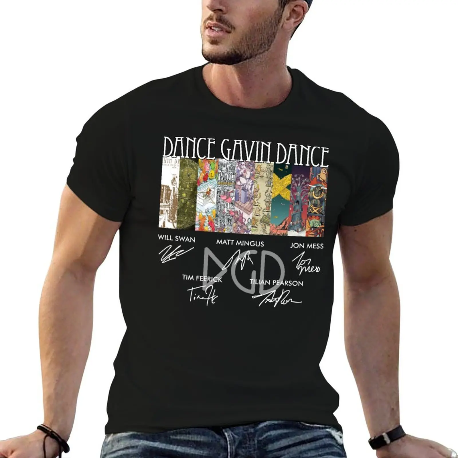 

Dance Gavin Dance Will Swan Matt Mingus Jon Mess, Graphic Trending Unisex Youth T-Shirt man t shirt cotton T-Shirt